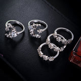 30 Set's) Vintage Inlaid Drill Star Moon Pattern Ring Set-10 TWENTY 2 RETAIL©