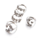 30 Set's) Vintage Inlaid Drill Star Moon Pattern Ring Set-10 TWENTY 2 RETAIL©