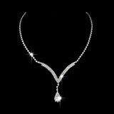 30 Pieces) Bride Minimalist Necklace And Earrings Set