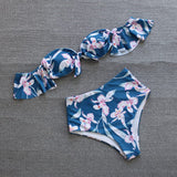 30 Set's) Sexy Off The Shoulder Graphic Printing Bikini-10 TWENTY 2 RETAIL©
