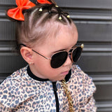 30 Set's) Wholesale Girls Bowknot Decor Metal Design Oval Sunglasses-10 TWENTY 2 RETAIL©