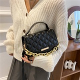 36 Pieces) Wholesale Solid Color Rhombus Messenger Bag